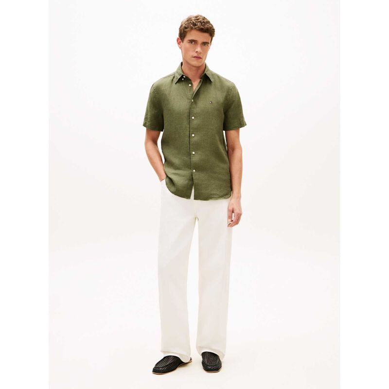 Tommy Hilfiger Pigment Dyed Linen Shirt image number 3